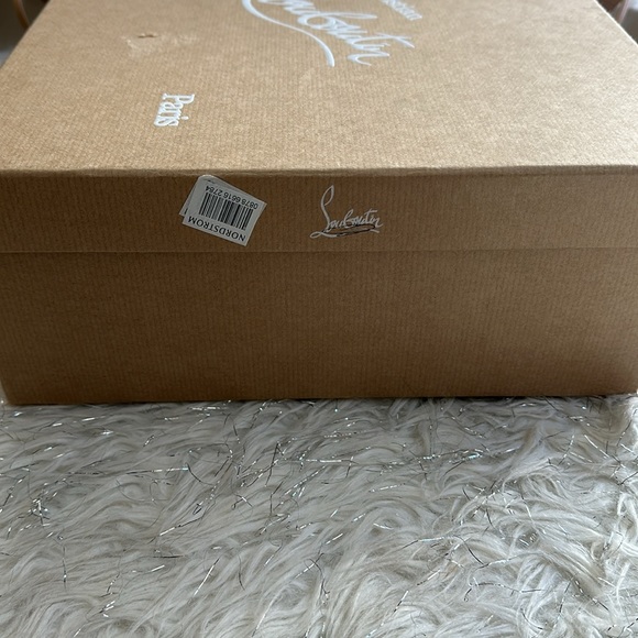 Authentic Christian louboutin Choca 150 ankle cuff nude kidskin leather NIB 39.5 - Picture 10 of 15